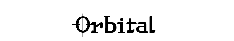Orbital font preview