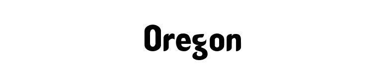 Oregon font preview
