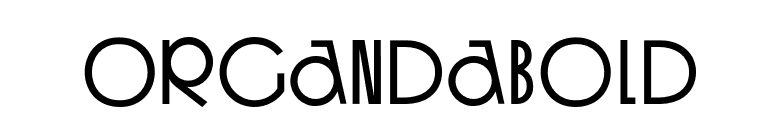 OrgandaBold font preview