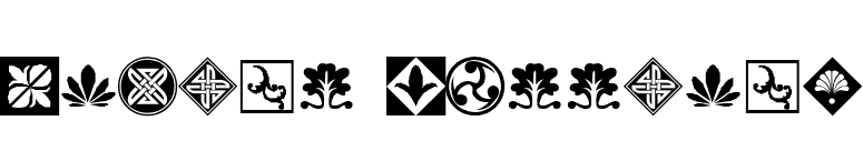 Orient Patterns font preview