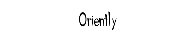 Oriently font preview