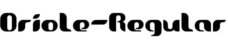 Oriole-Regular font preview