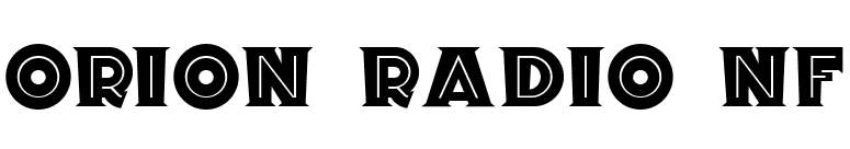 Orion Radio NF font preview