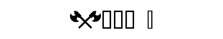 Orky 1 font preview