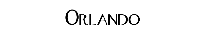 Orlando font preview