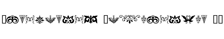Ornamental Decoration II font preview
