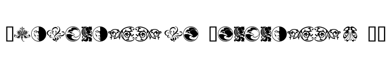 Ornamental Elements II font preview