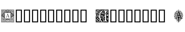 Ornamental Initials A font preview
