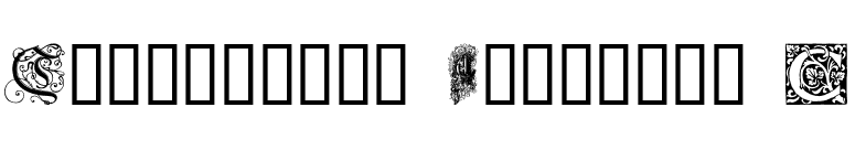 Ornamental Initials C font preview