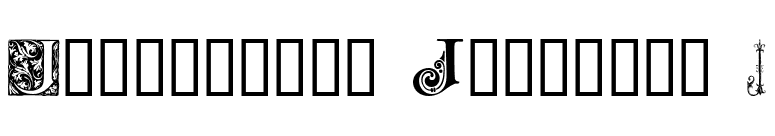 Ornamental Initials J font preview