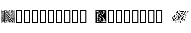 Ornamental Initials K font preview