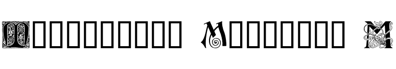 Ornamental Initials M font preview