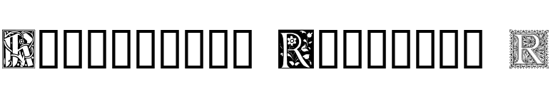 Ornamental Initials R font preview