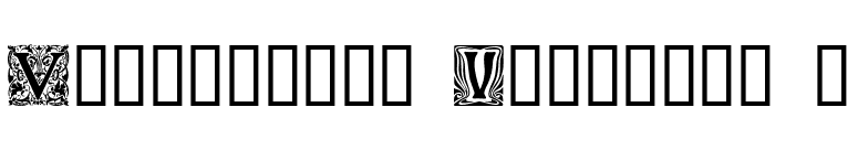 Ornamental Initials V font preview