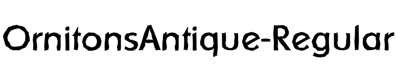 OrnitonsAntique-Regular font preview