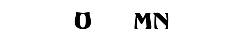 Ortem MN font preview