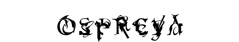 OspreyA font preview