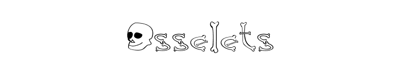 Osselets font preview