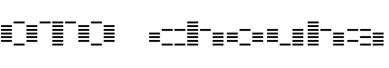OTO chouha font preview