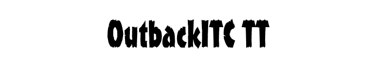 OutbackITC TT font preview
