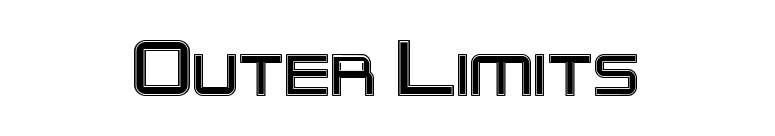 Outer Limits font preview