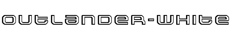 Outlander-White font preview