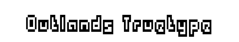 Outlands Truetype font preview