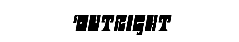 Outright font preview