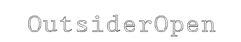 OutsiderOpen font preview