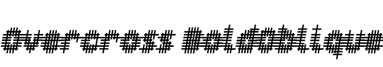 Overcross BoldOblique font preview