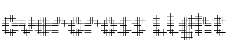 Overcross Light font preview