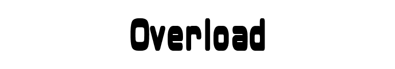 Overload font preview