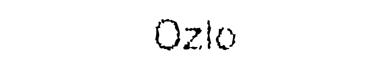 Ozlo font preview