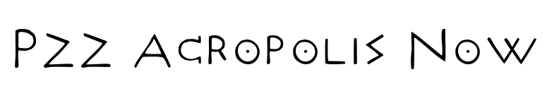 P22 Acropolis Now font preview