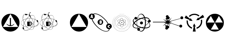 P22 Atomica font preview