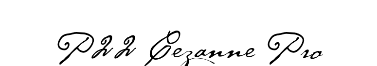 P22 Cezanne Pro font preview
