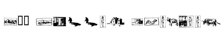 P22 Hopper Sketches font preview