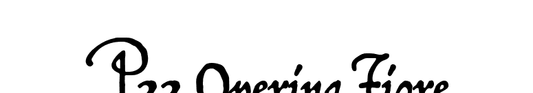P22 Operina Fiore font preview