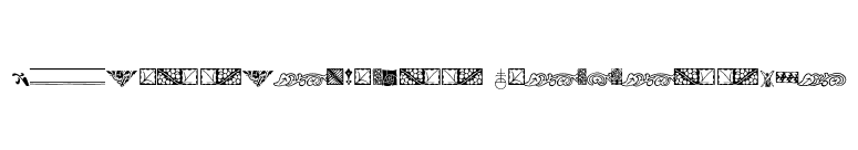 P22ArtsAndCrafts-OrnamentsTwo font preview