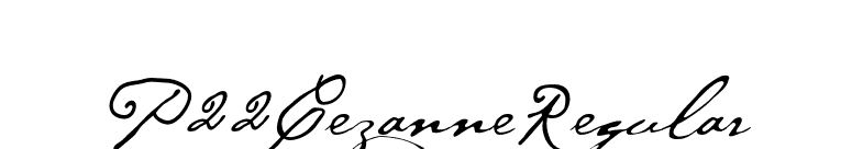 P22CezanneRegular font preview