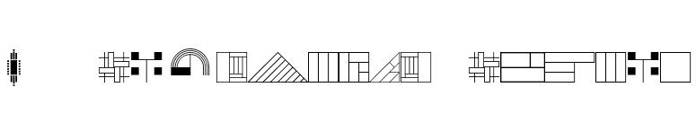 P22Eaglerock-Extras font preview