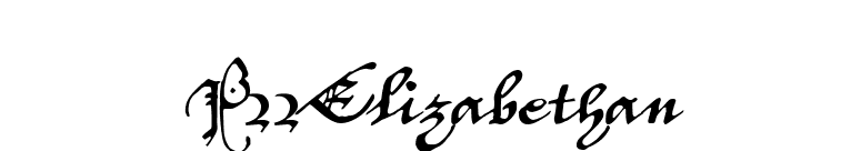 P22Elizabethan font preview