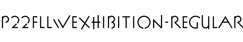 P22FLLWExhibition-Regular font preview