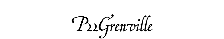 P22Grenville font preview