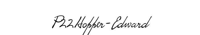 P22Hopper-Edward font preview