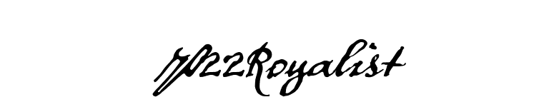 P22Royalist font preview