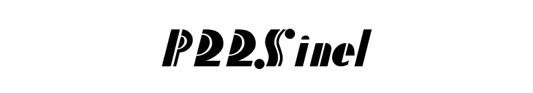 P22Sinel font preview