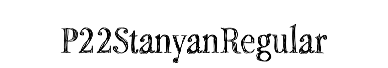 P22StanyanRegular font preview