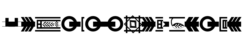 P22UndergroundExtras font preview