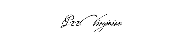 P22Virginian font preview